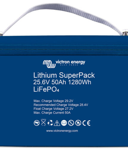 Victron Energy 200AH 25.6V Smart LifePO4 Lithium Bluetooth Battery  (BAT524120610)