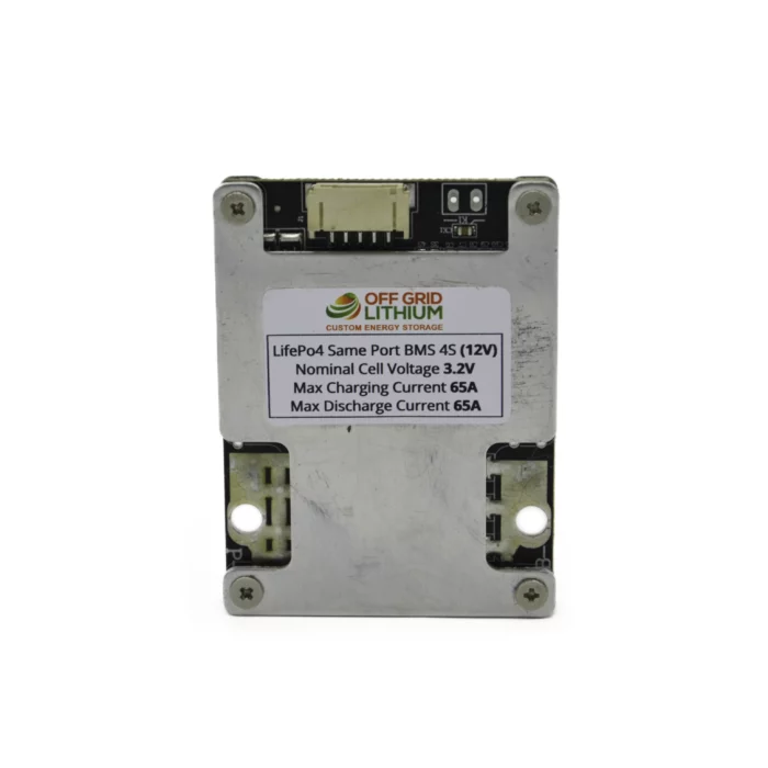 12v Off Grid Lithium BMS (65A) - Suit 3V Lithium Cells  - Produced for OGL by Heltec - (Common / Same Port)