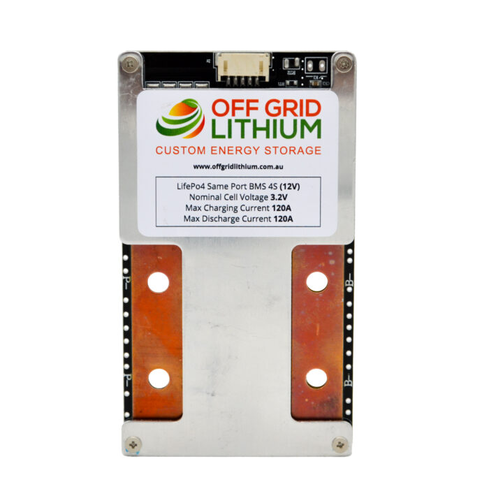 12v Off Grid Lithium BMS (120A) - Suit 3V Lithium Cells  - Produced for OGL by Heltec - (Common / Same Port)