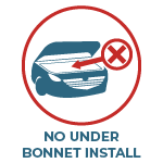 Not under-bonnet